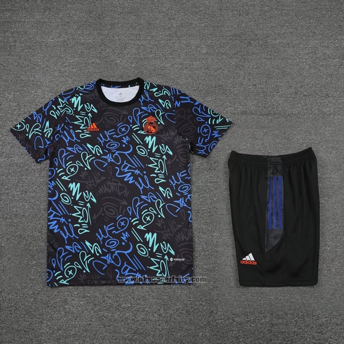 Tracksuit Real Madrid Short Sleeve 2022-2023 Grey - Shorts